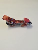 Motorrad Spielzeug rot transparent 2000 guter Zustand