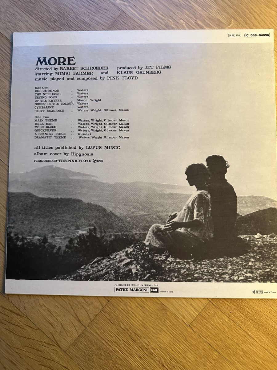 Dischi in vinile: Pink Floyd More LP – Usato da Zürich venduto da marcochreis5 1