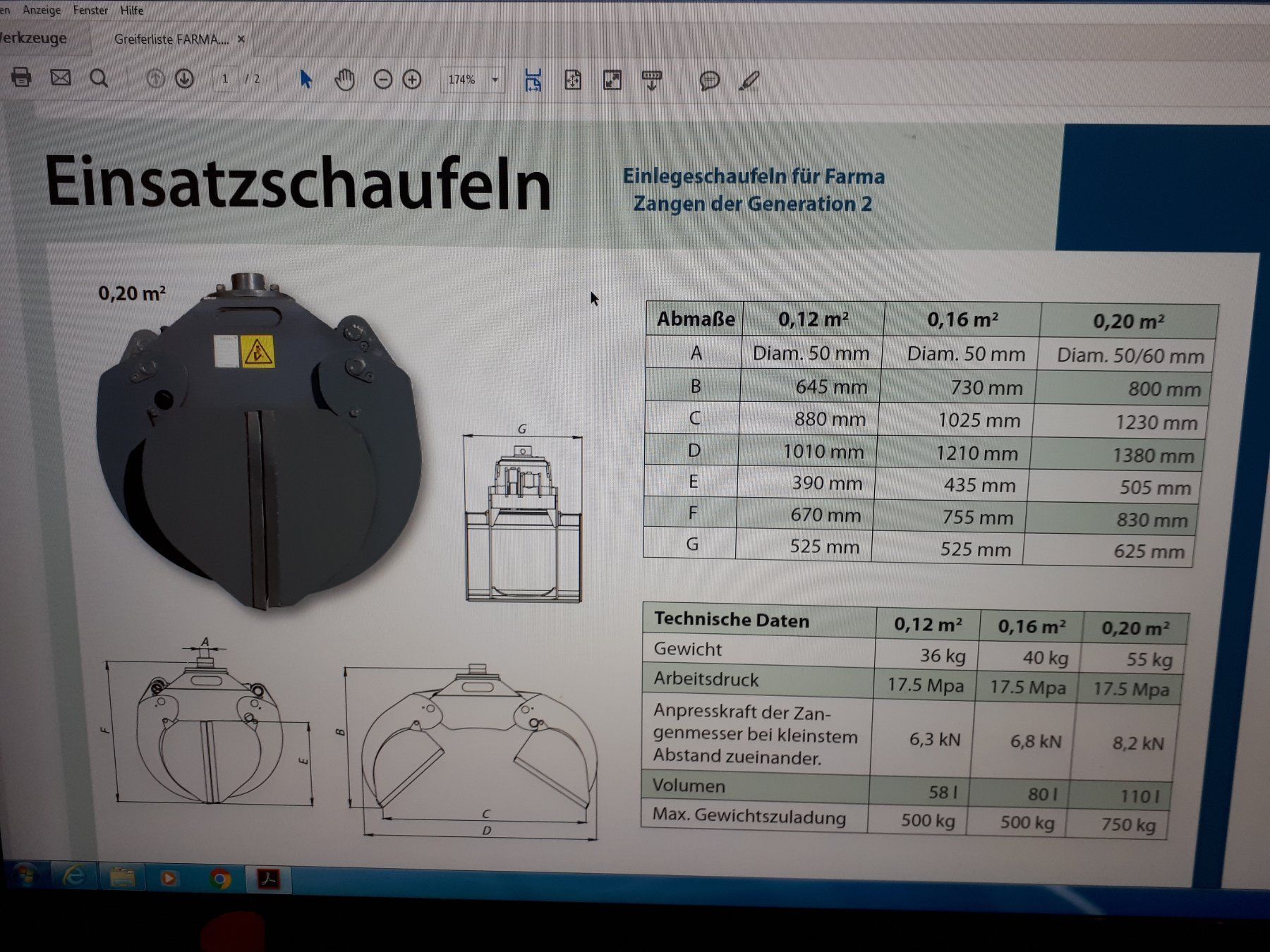 Greifer: Holzgreifer FARMA 0.12, max. 87cm – Neu (gemäss Beschreibung) aus Haslen AI von Wildtech 3