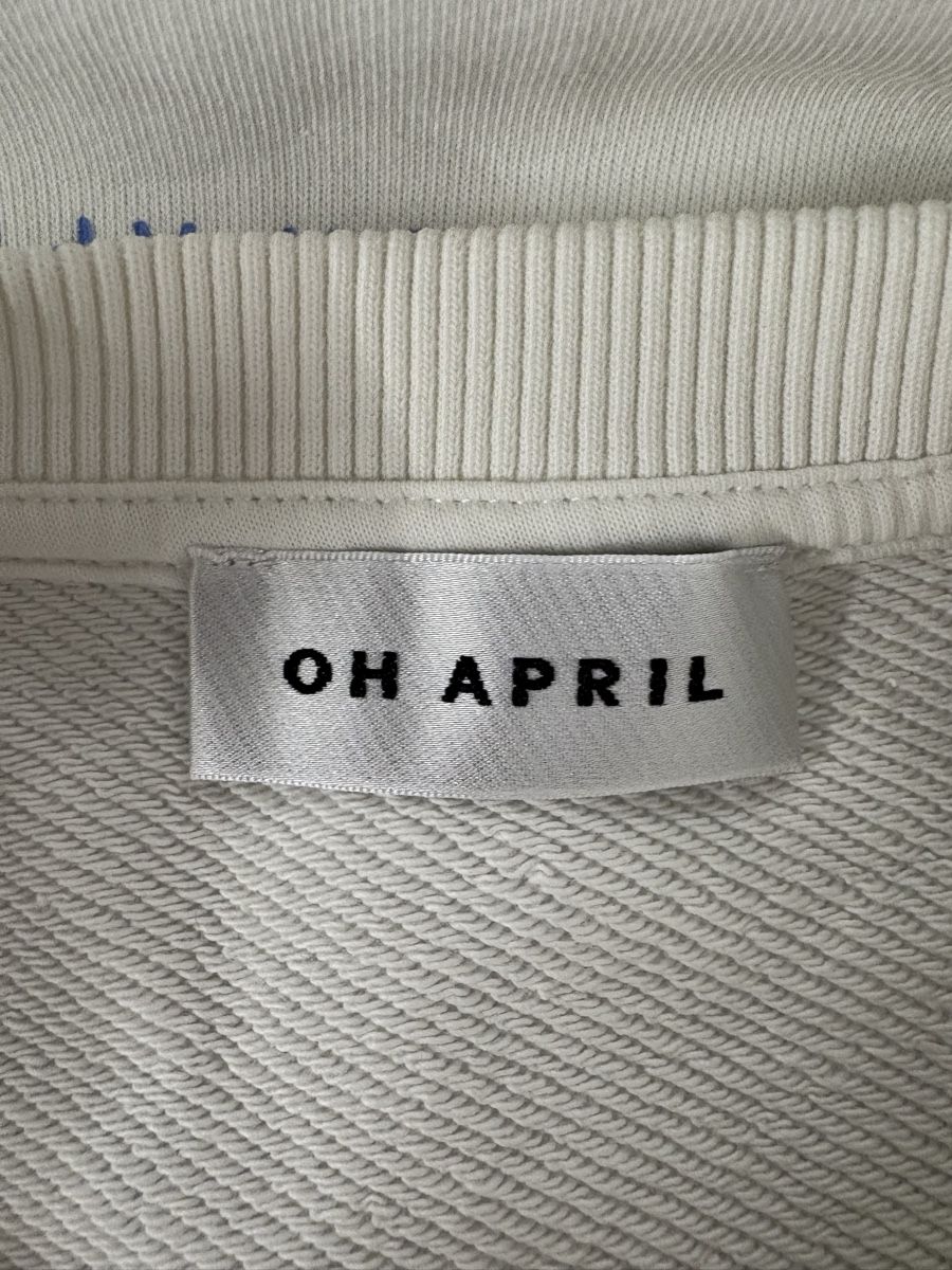 Maglioni & Felpe: Oh April Weisser Oversize Pullover Gr. M Sweatshirt – Usato da Regensdorf venduto da secondchancefashion 4