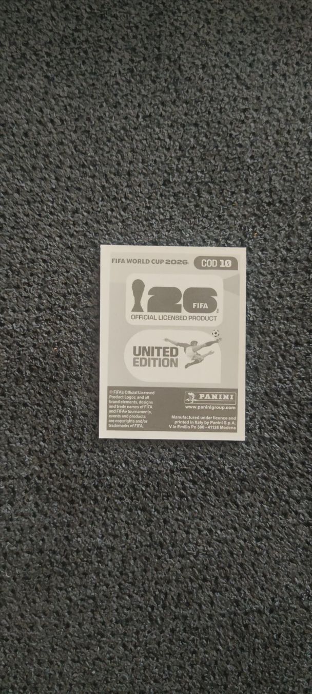 Panini Carte collezionabili: Panini FIFA World Cup 2026 Sticker - COD 10 Edo Kayembe – Nuovo e nell'imballaggio originale da Altstätten SG venduto da Trelli 1