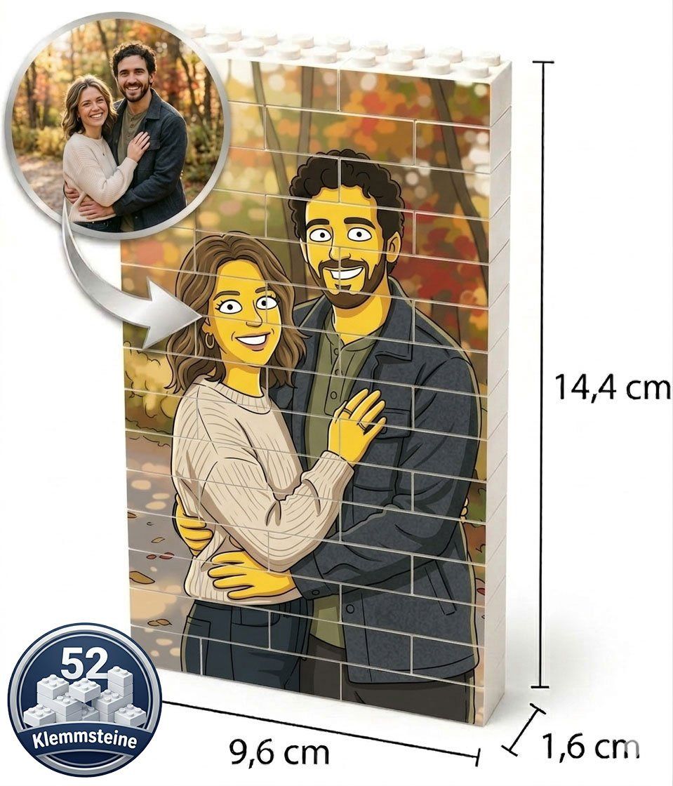 Tutte le decorazioni: Personalisierte Foto-Klemmbausteine Herz oder Rechteck – Nuovo e nell'imballaggio originale da Langenthal venduto da onl_d7l7 6