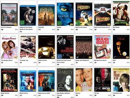 Mehr als 200 DVDs zu verkaufen