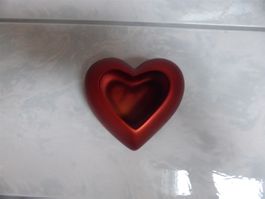 Teelicht Herz rot