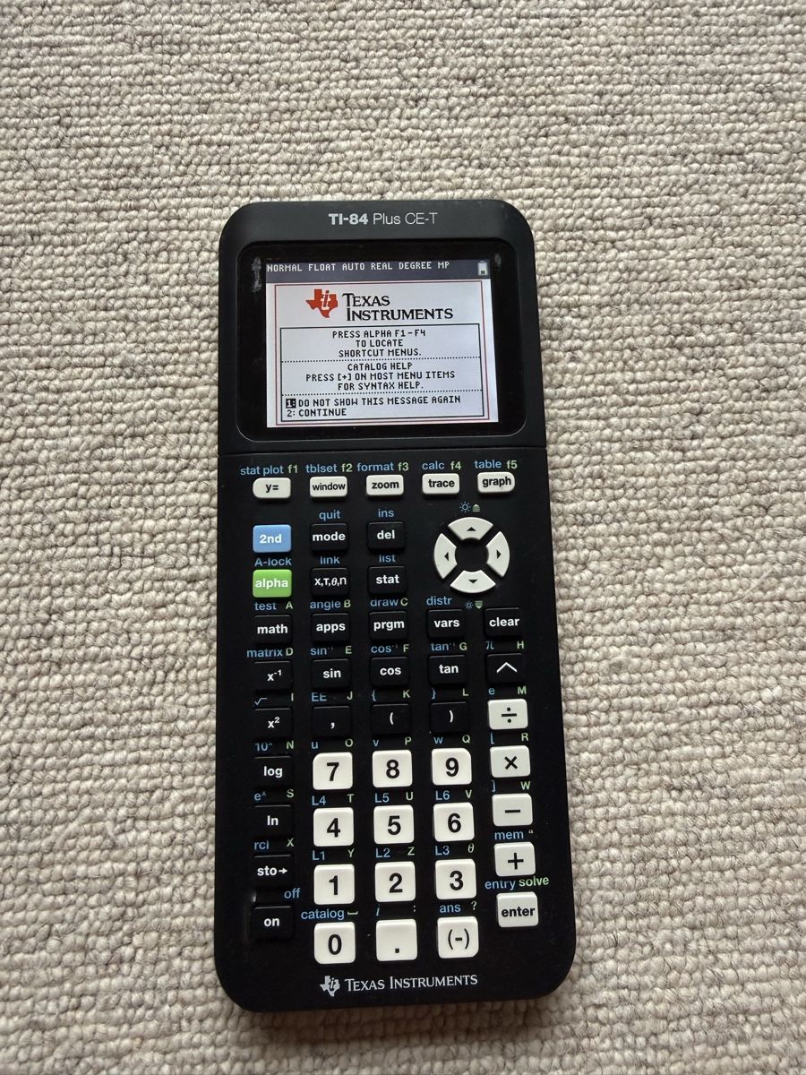 Texas Instruments Taschenrechner:  TI-84 Plus CE-T Taschenrechner – Gebraucht aus Davos Glaris von noa_59j8 2