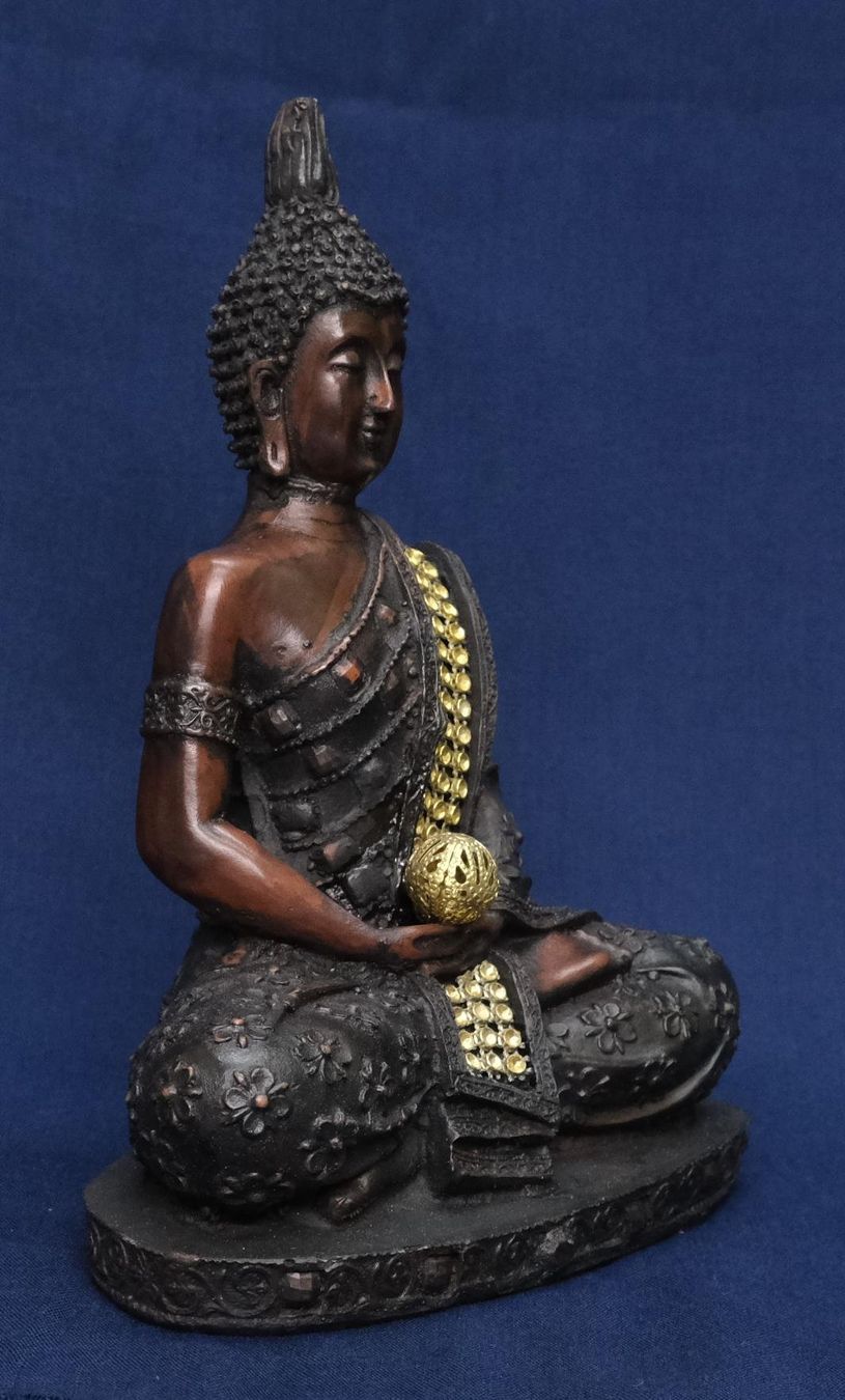 Sculture & Statue: Buddha in Meditation, filigran verziert – Nuovo (secondo la descrizione) da Zürich venduto da Masala-Oase 2