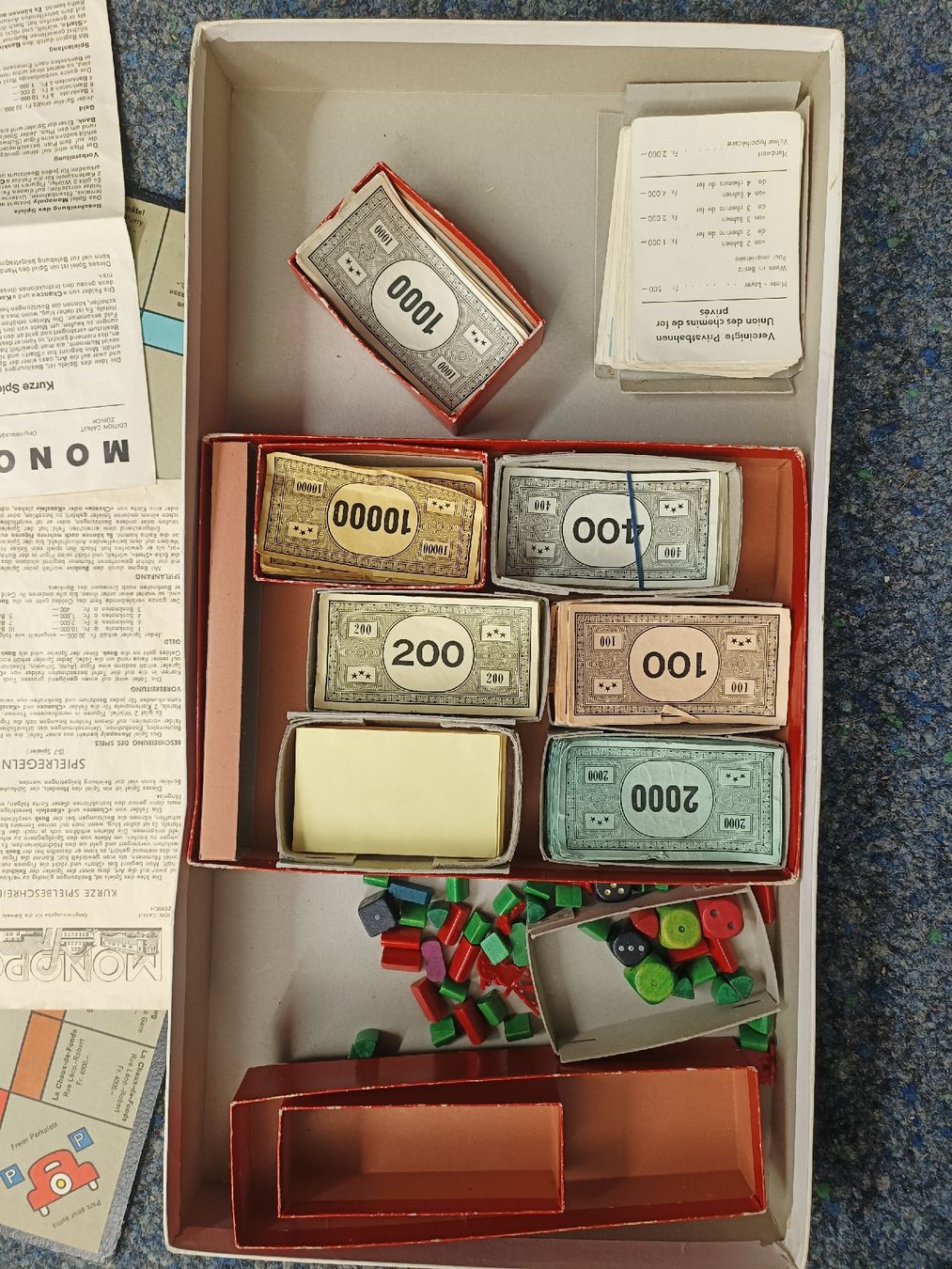 Giochi: Original Monopoly - Edition Carlit - Zürich – Usato da Pfäffikon ZH venduto da K-V-M 5