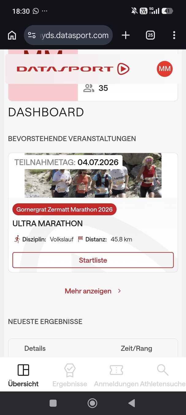 Biglietti: Zermatt Marathon 2026 Startplatz - Ultra Marathon – Nuovo e nell'imballaggio originale da Zürich venduto da maurinmanhart