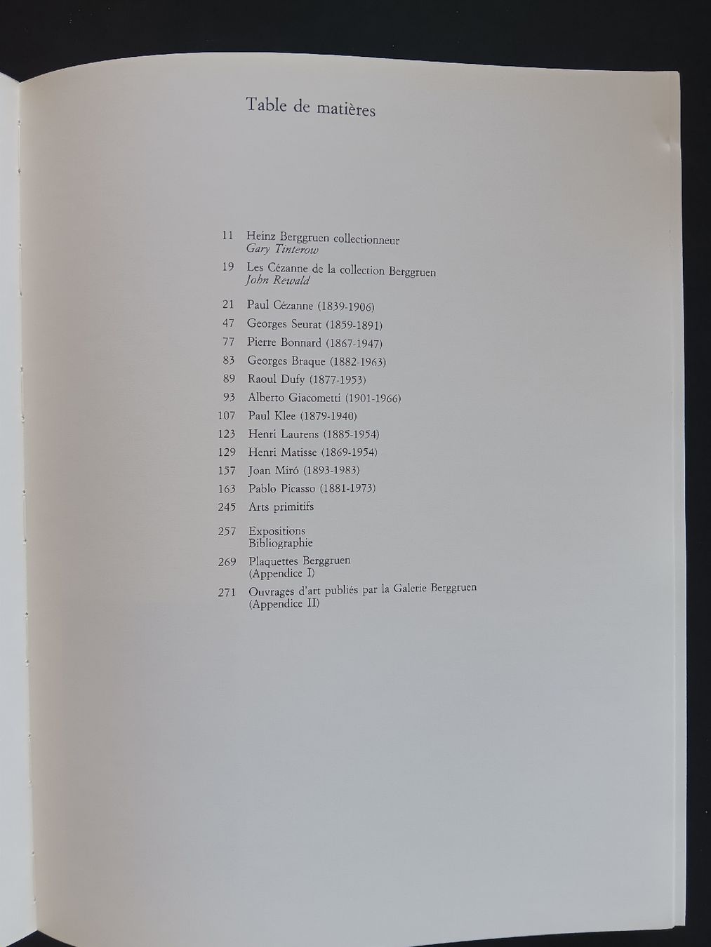 Livres: collection Berggruen – D'occasion à Lausanne par Grabock 1