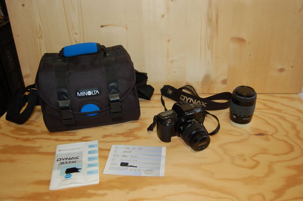 Minolta Fotocamera: MINOLTA Spiegelreflex- Analog Kamera DYNAX 303si von 2002 – Usato da Bauma venduto da Dampf63 1