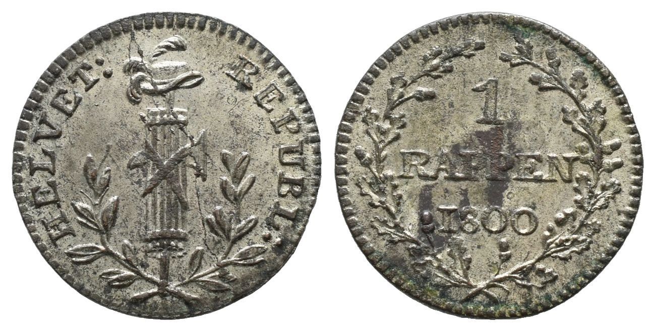 Tutti le monete: HR Rappen 1800  /3852 – Usato da Trimbach venduto da Solothurn1