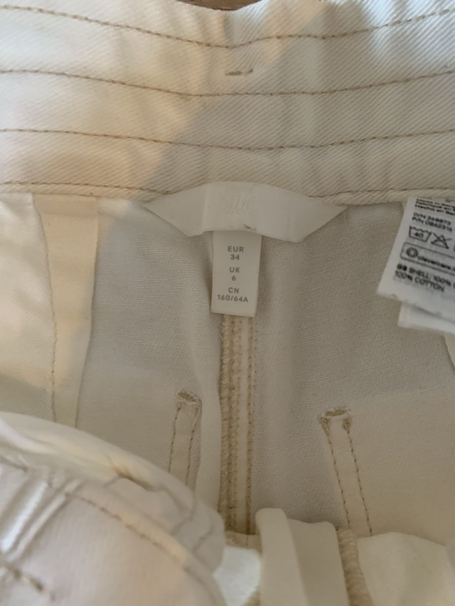 H&M Pantaloni: Pantalon cargo couleur crème h&m – Nuovo (secondo la descrizione) da Genève venduto da rez_c6c6 3
