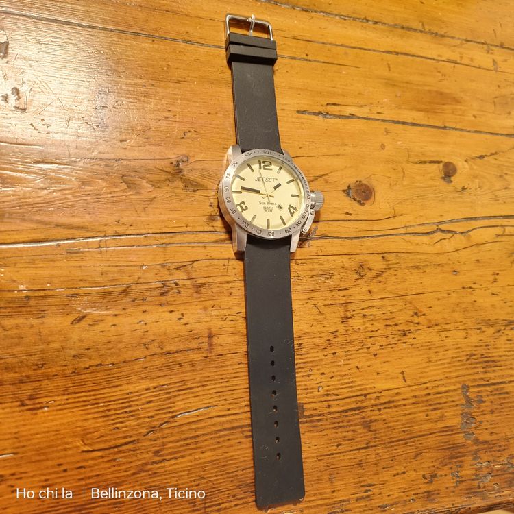 Bracelet pour montre Rembourré cuir véritable 22 mm Crocodile