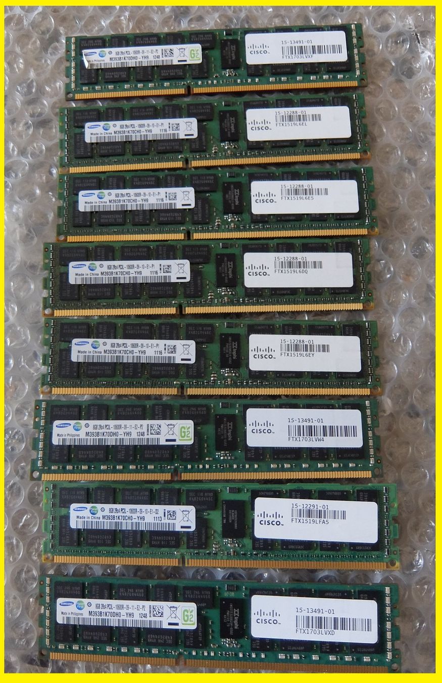 Samsung Memoria / RAM: Samsung CISCO 8GB 2Rx4 PC3L Server Ram – Usato da Basel venduto da Elektronik_Markt
