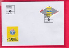2021, FDC, 125 JAHRE TOURING CLUB SCHWEIZ (TCS) 6.5.1921