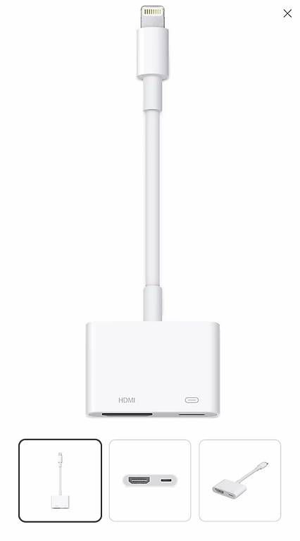 Apple Unità & Adattatore: Apple Adaptateur AV numérique Lightning HDMI – Usato da St-Sulpice VD venduto da barcelonaboy