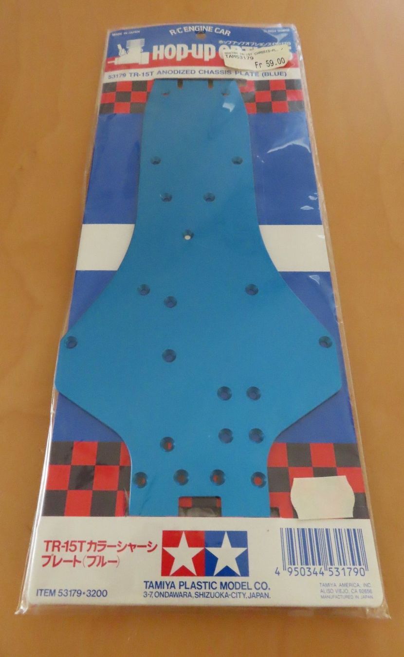 Tamiya Modellismo RC: Tamiya RC Chassis Blue TR15T 44001 '93 – Nuovo e nell'imballaggio originale da Horgen venduto da Tenere24 1