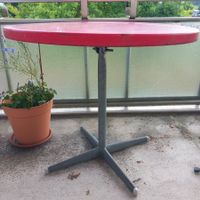 Klappbarer Gartentisch von BIGLA Sissach, rot