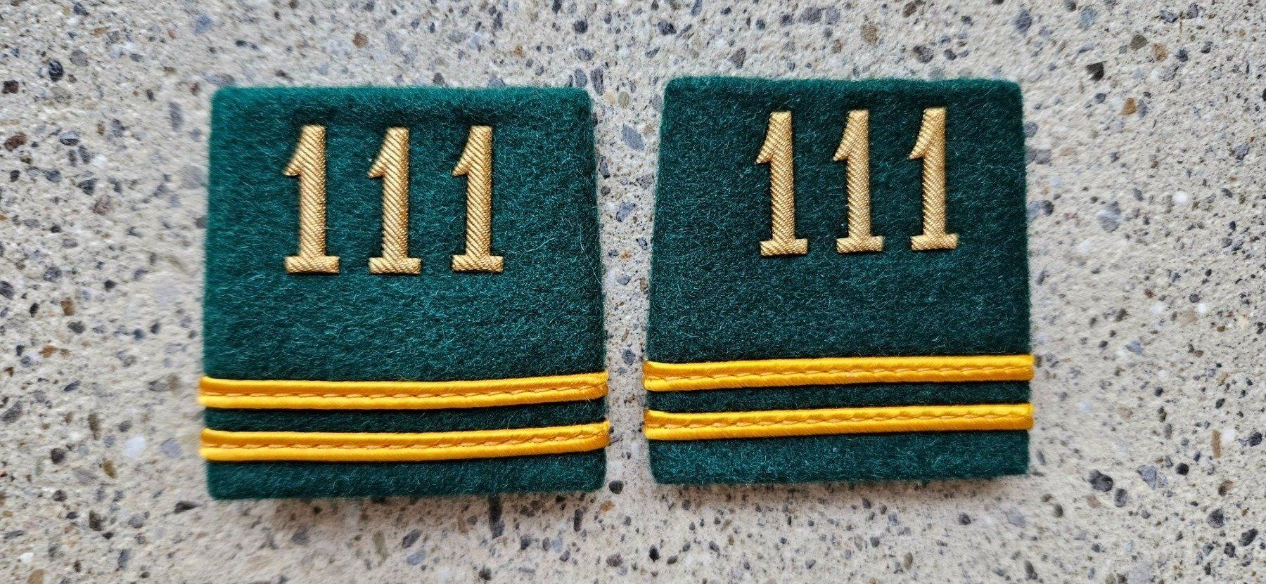 Schweizer Armee Placchette & Badge: *** Patten /Schulterschlaufen mit Nummer *** – Usato da Riedholz venduto da fr_sIruP