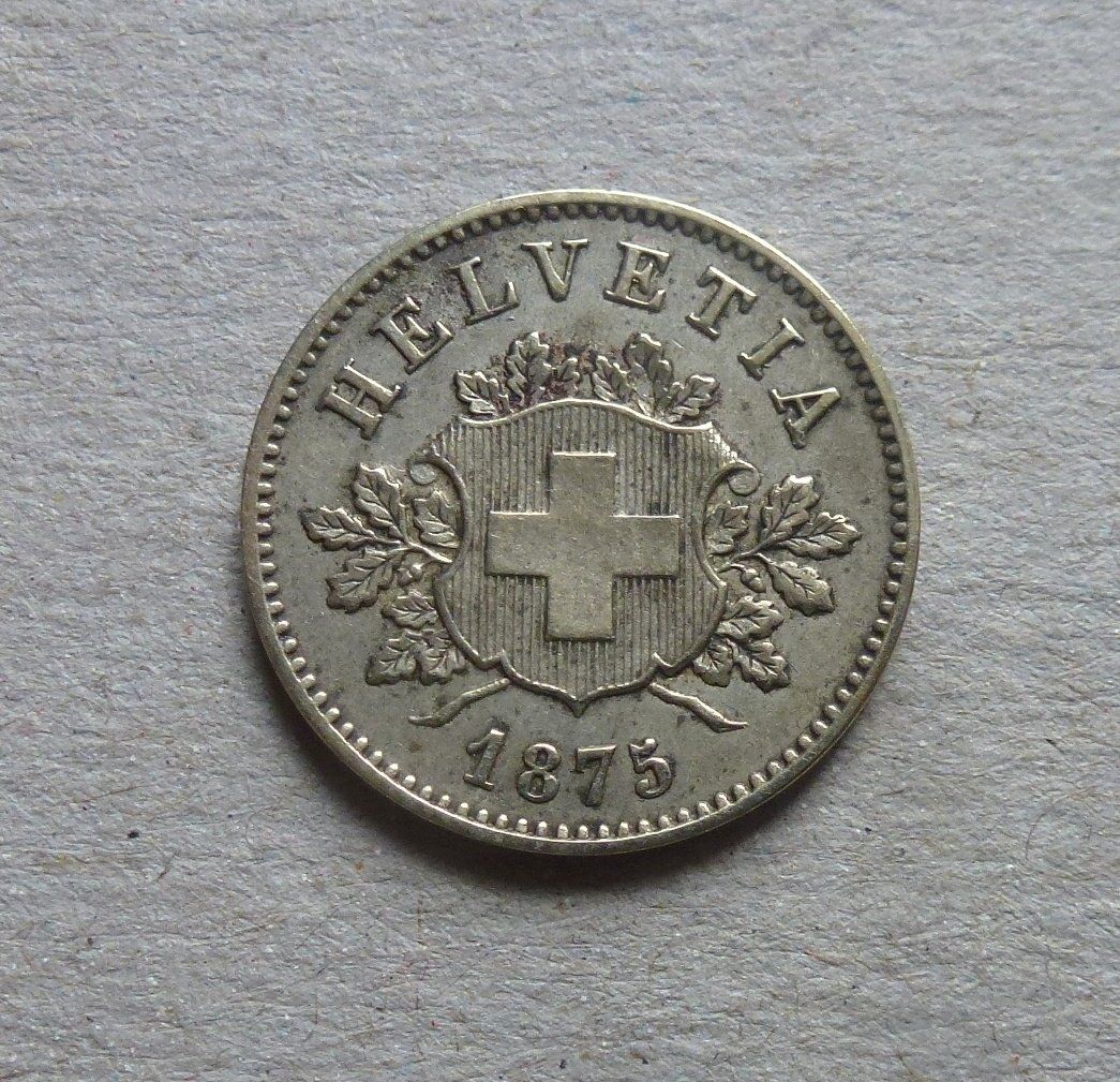 Tutti le monete: ++ 10 Rappen 1875, gute Erhaltung – Usato da Walkringen venduto da Casablanca777