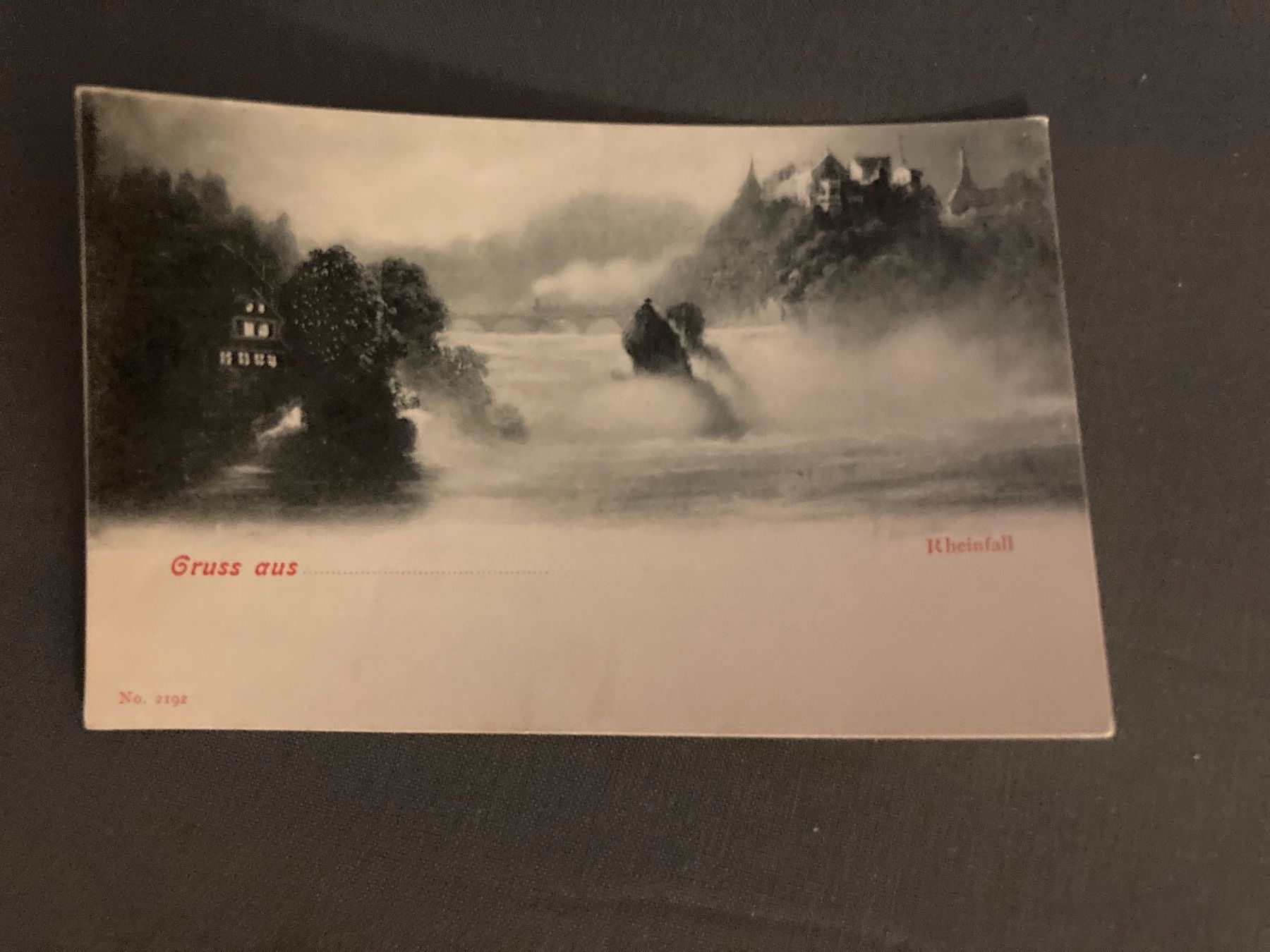 Ansichtskarten: Ansichtskarte Rheinfall – Gebraucht aus Zürich von mik_h9ty