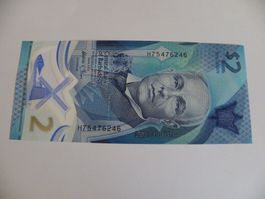 Barbados 2 Dollars 2022 P-80, UNC, Polymer