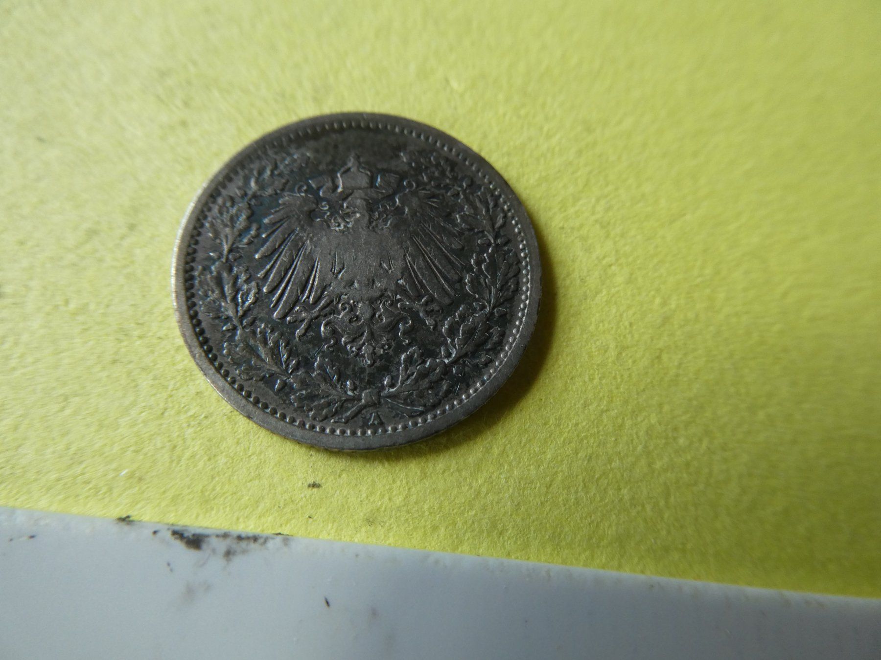 Alle Münzen: Dt. Reich 1906 A 1/2 Silbermark – Gebraucht aus Hinterforst von Rohusri 1