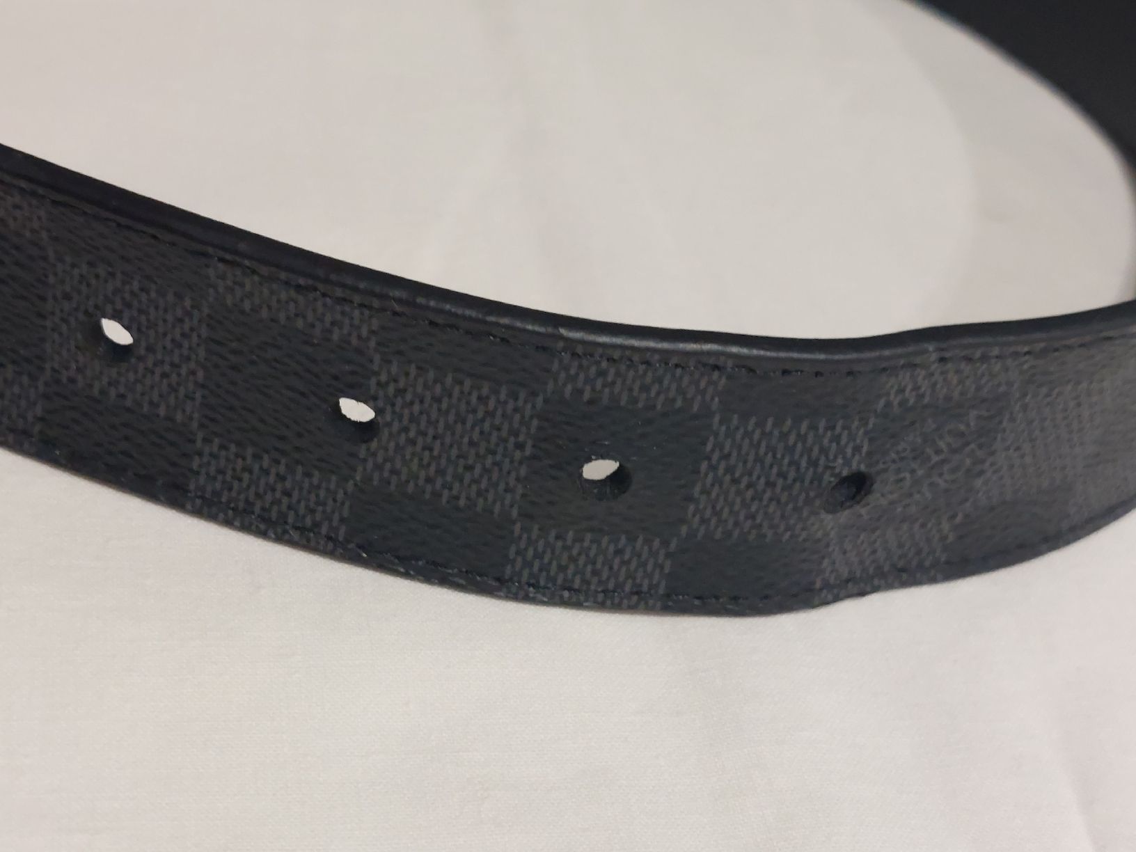 Louis Vuitton Cinture: Original Louis Vuitton Damier men's belt – Usato da Bellinzona venduto da ita_8x8s 4