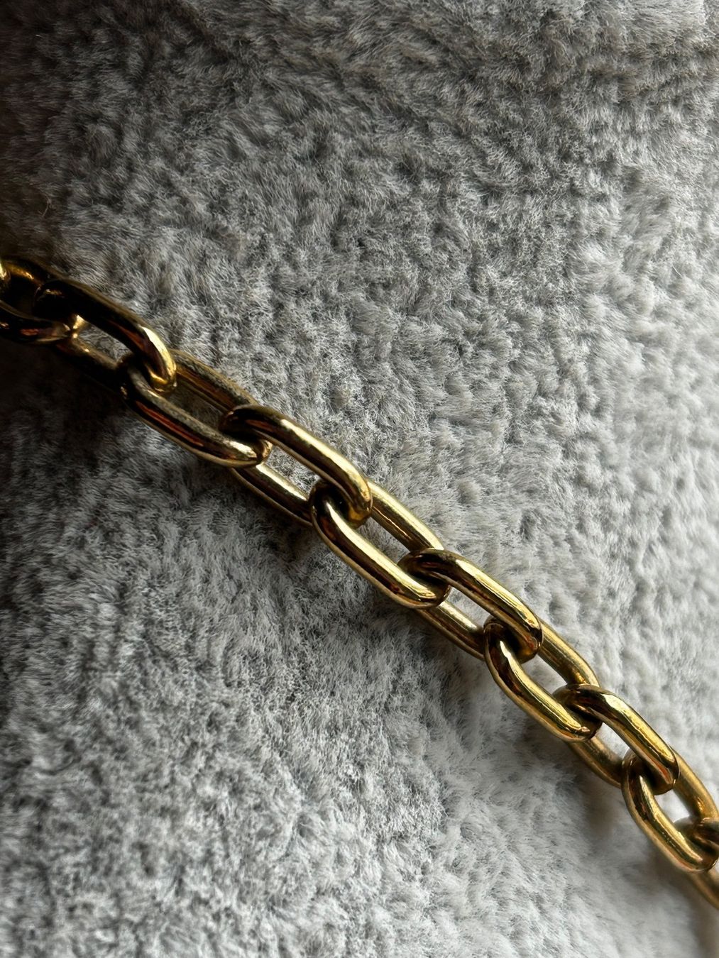 Catenine: Goldfarbene Kette, Gliederkette  38cm – Usato da Dittingen venduto da Bijoubelle 3