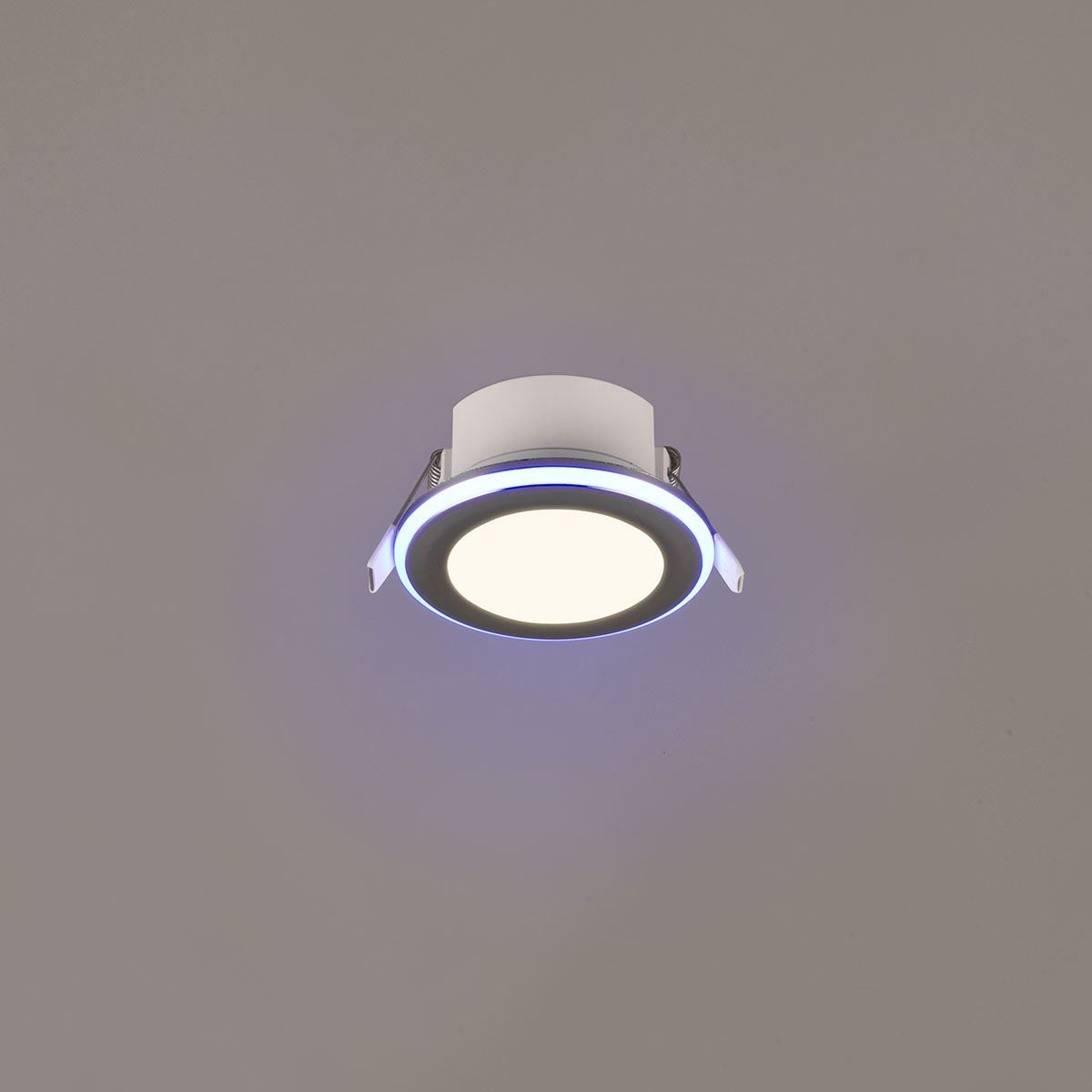 Lampade: LED Einbaustrahler, Chrom, 8 cm Ø – Nuovo (secondo la descrizione) da Kreuzlingen venduto da Smart-Light 4