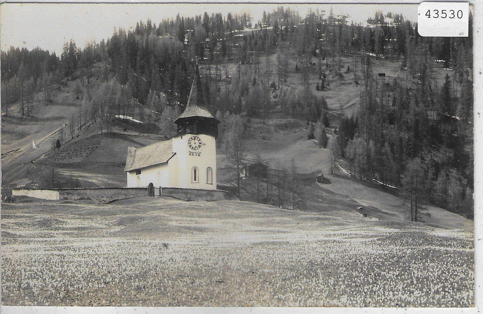 Ansichtskarten: Davos - Kirche – Gebraucht aus Ettingen von Kartenplanet