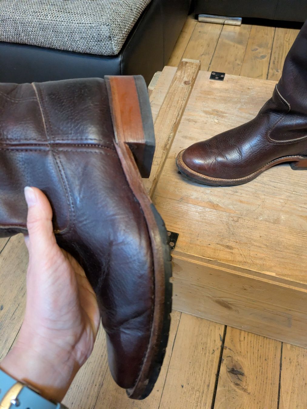 Red Wing Damenschuhe: Red Wing Pecos 9067 DK-Braun Grösse 8 – Gebraucht aus Niederlenz von pco_577d 3