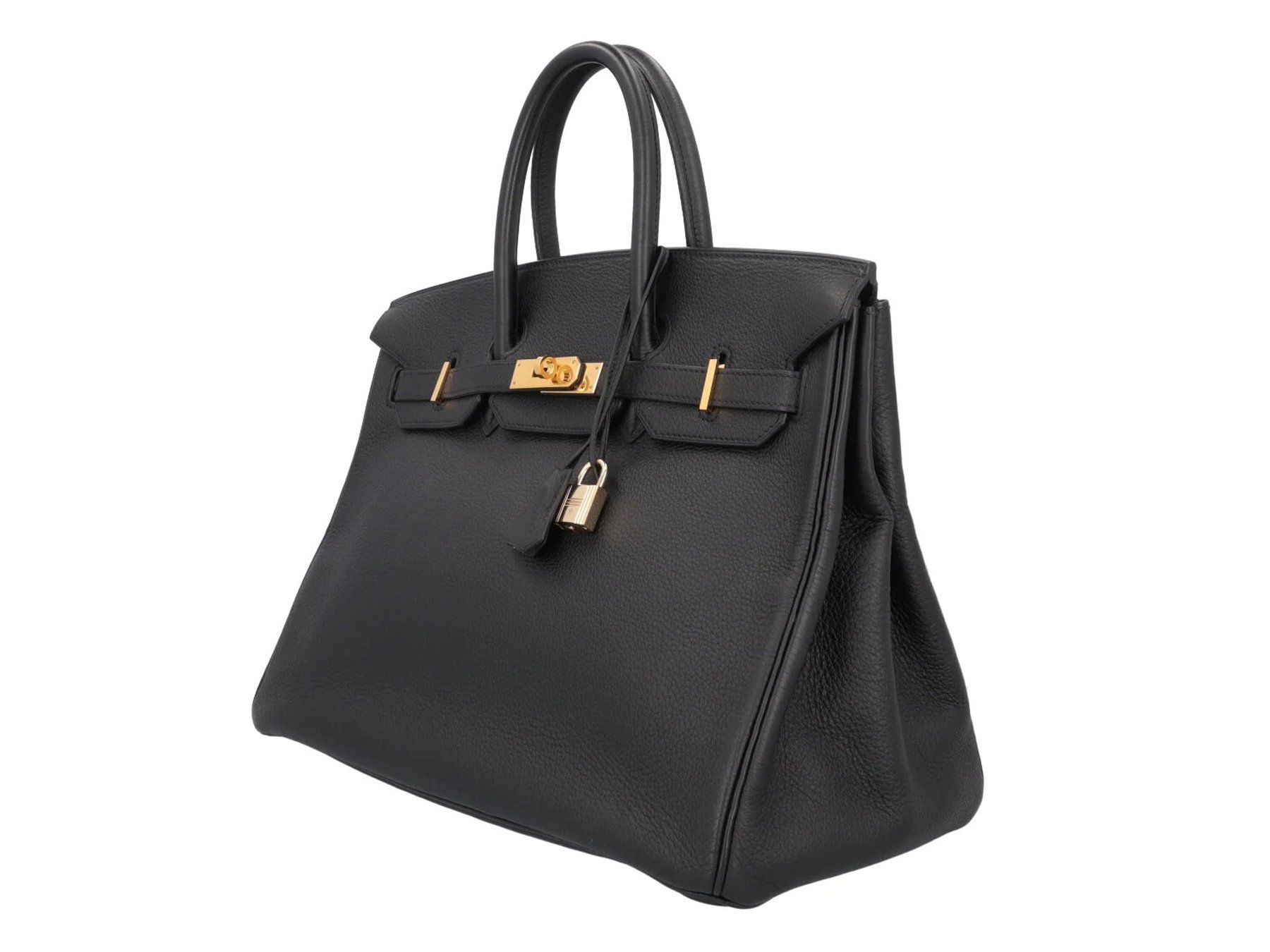 Hermès Borse da donna: HERMÈS | Birkin 35, Noir Clemence, Gold Hardware - 2001 – Usato da Zumikon venduto da Pauls_Collection 4