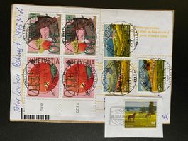 Paketetikette 2022 Naturpark + EUROPA mit Vollstempel