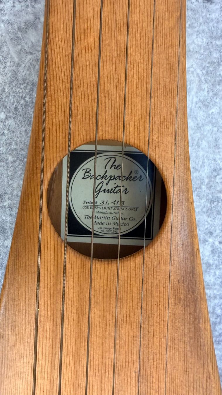 Martin & Co. Strumenti musicali: Guitare acoustique de voyage Martin Backpacker – Usato da Bulle venduto da ABELiAM 4