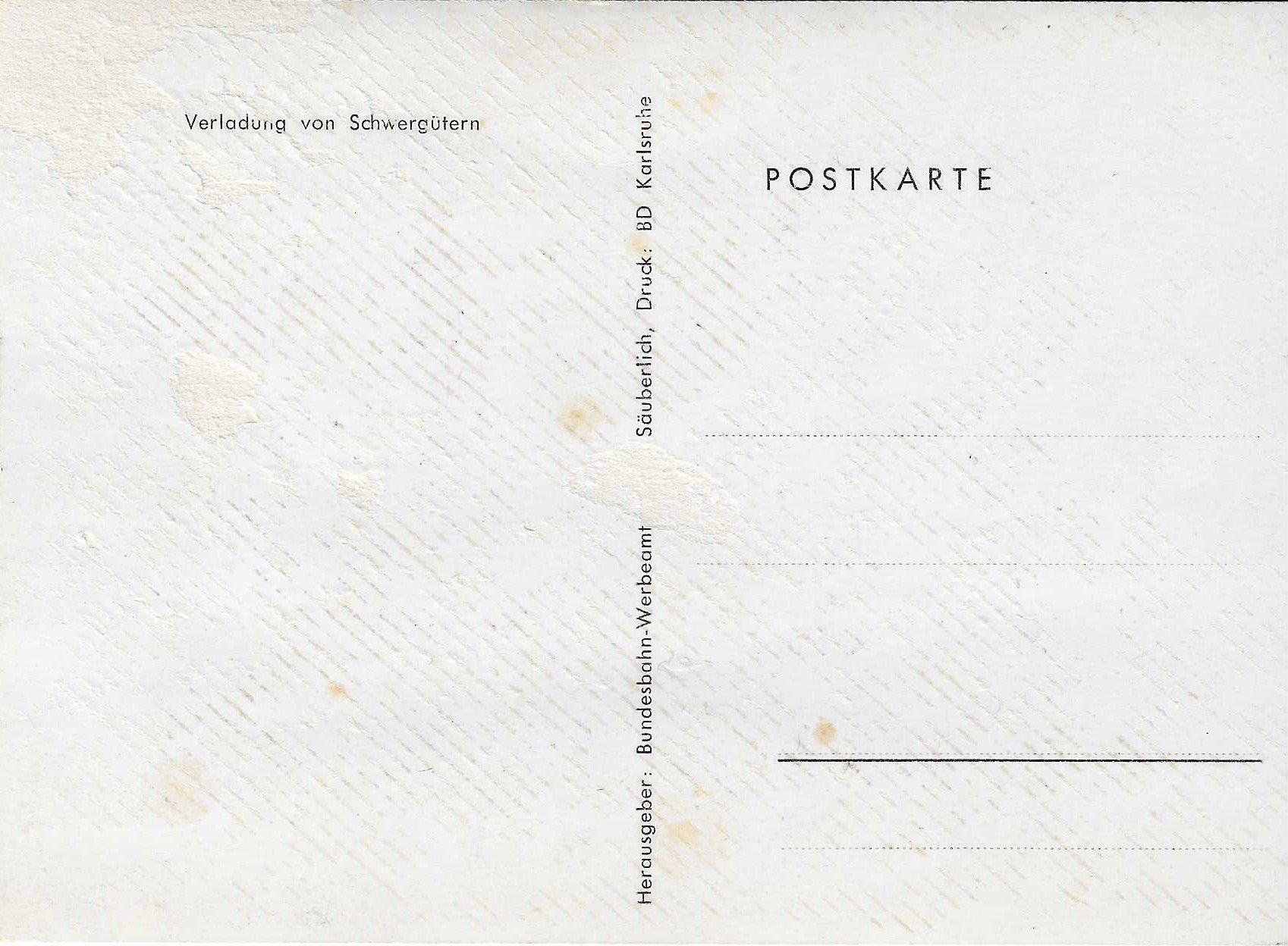 Ansichtskarten: Verladung von Schwergütern – Neu (gemäss Beschreibung) aus Rothrist von Stranglehold 1