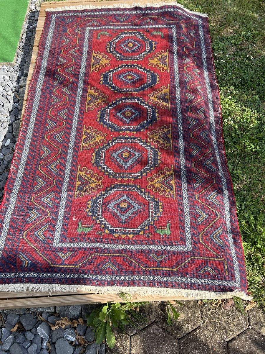 Teppiche: Berberteppich Roter Vintage Teppich,Top Zustand – Gebraucht aus Niederrohrdorf von beniledergerber 6