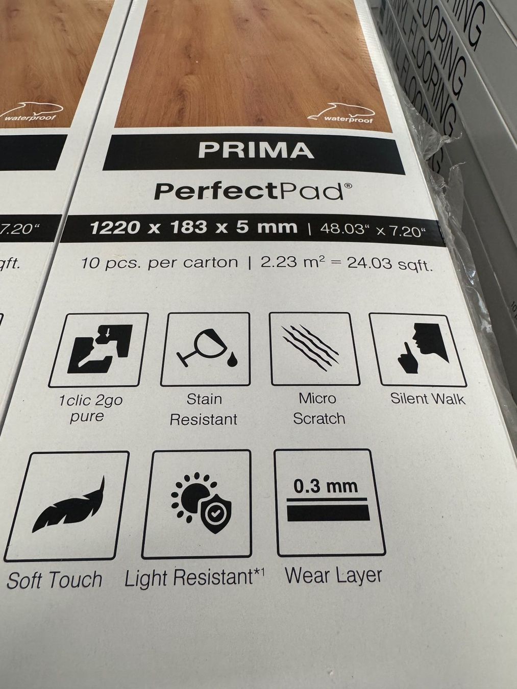 Rivestimenti per pavimenti: Vinyl 5 mm  Prima Kronospan – Nuovo e nell'imballaggio originale da Pratteln venduto da swisslaminat 3