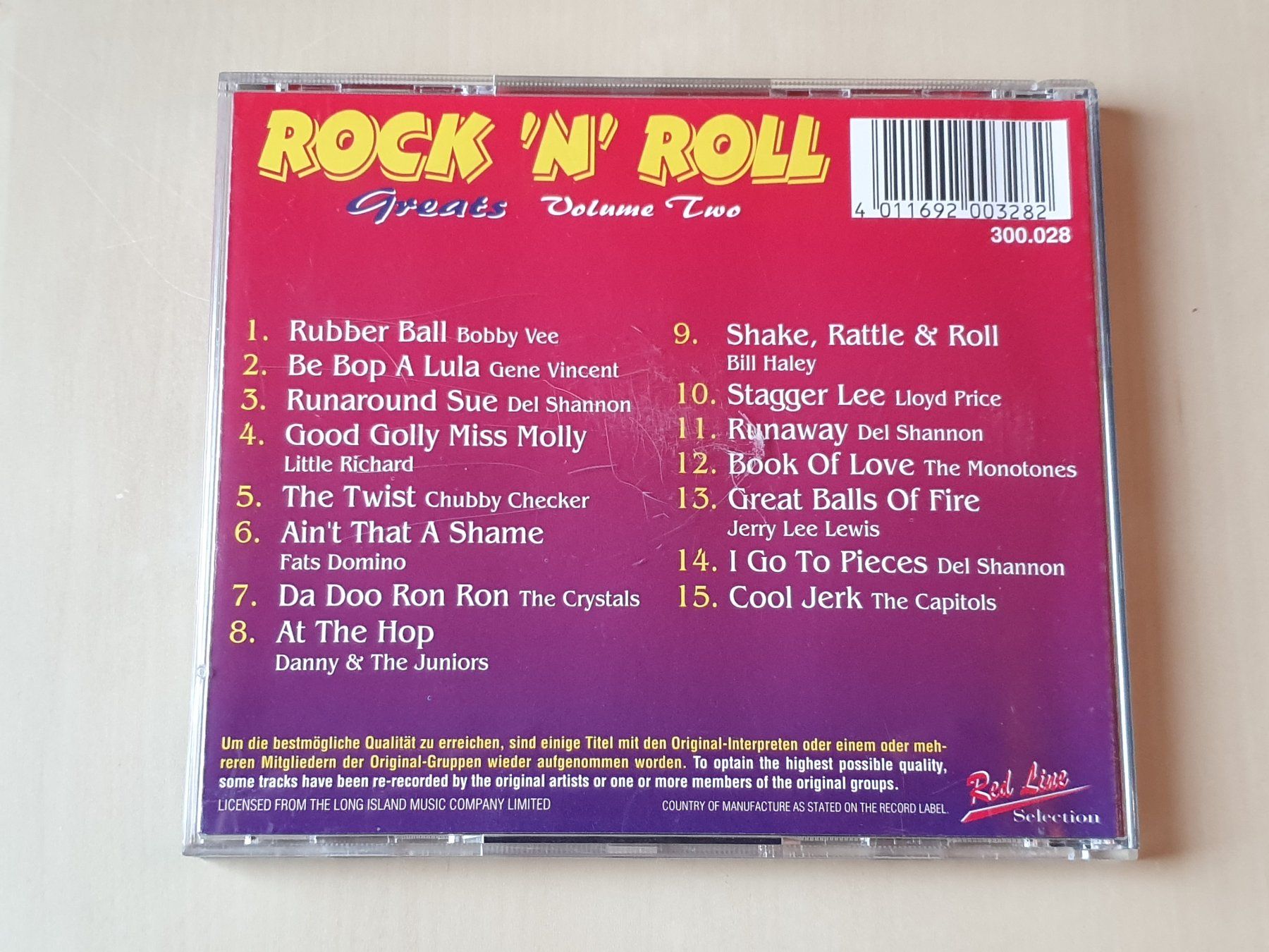 CD: Rock n Roll Greats Vol. 2 – Usato da Stansstad venduto da collectorsshop 1