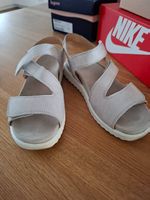 Sandalen von Legero grau/beige mit Klett, Grösse 39