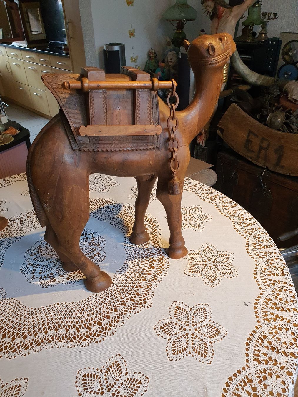 Statuette: 2 Wüstenkamele Exotenholz – Usato da Wangen b. Olten venduto da Hecht62xyz 2