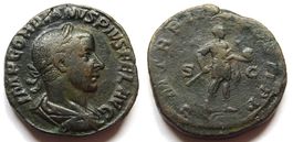 GORDIAN III bronze sestertius (240 AD)