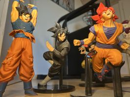 Figurines Dragon Ball diverses, lot de personnages, bon état