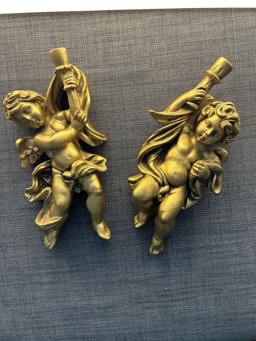 Tutte le decorazioni: Goldene Engel 2 Stück Antik – Usato da Zürich venduto da RUMM