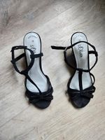 Schwarze S.Oliver Sandalen, Grösse 38, Top Zustand!