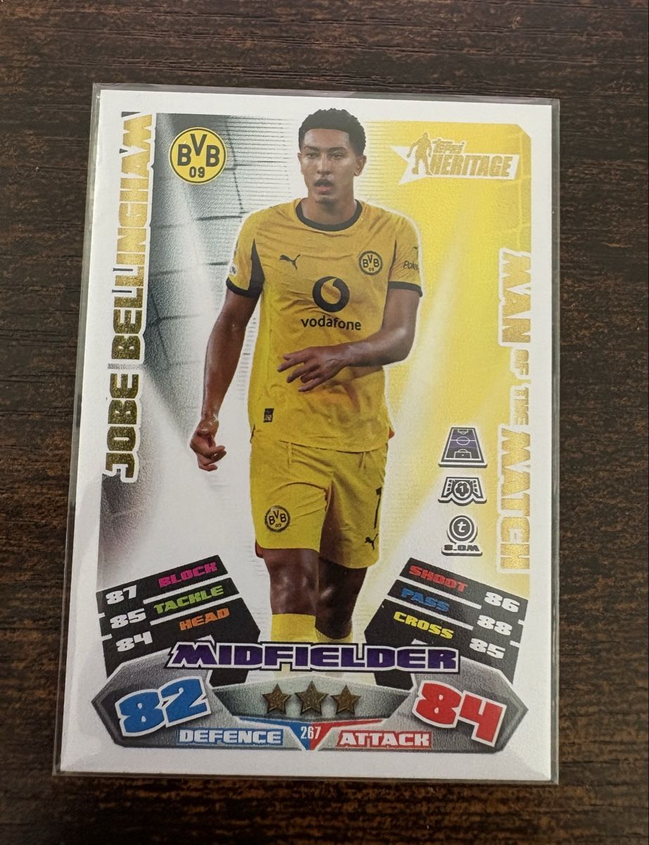 Topps Cartes à collectionner: Topps Match Attax Heritage Jobe Bellingham – Neuf (Voir description) à Effretikon par iph_xb5l