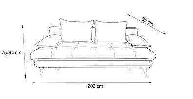 Divani: NEUWERTIGES Bettsofa (Farbe Elfenbein) – Nuovo (secondo la descrizione) da Oberentfelden venduto da angelheart71 2
