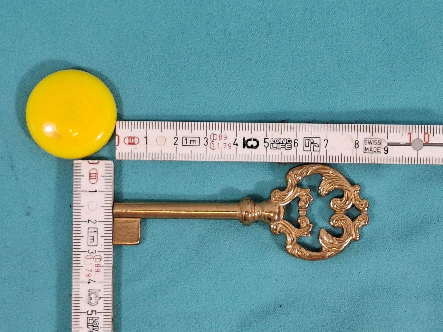 Lucchetti: 1 Möbel Hohl Schlüssel, 8.5cm, Messing - NEU (3664#MBS3) – Nuovo (secondo la descrizione) da Baar venduto da rocca268 8