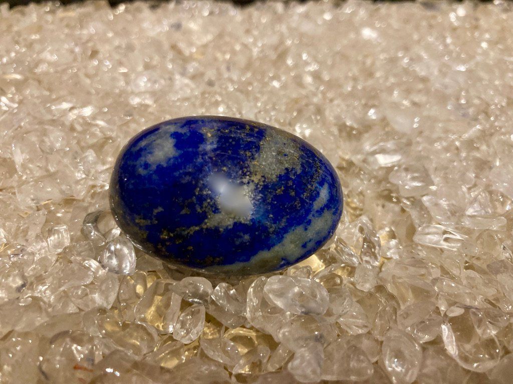 Minerali & Pietre curative: Lapislazuli Heilstein/Handschmeichler A – Nuovo (secondo la descrizione) da Biberist venduto da Steine 1
