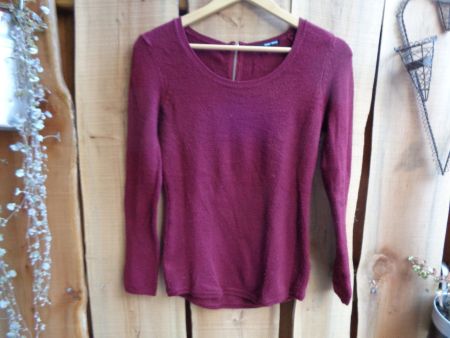 Bordeauxroter Pulli Tally Weijl Gr. S - 201113